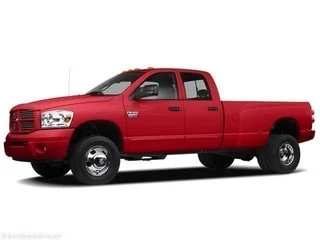 Used 2007 Inferno Red Crystal Pearl Dodge Laramie image 1