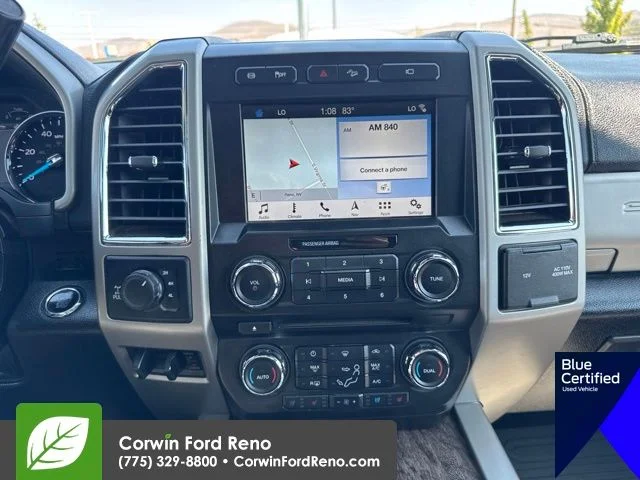 Used 2018 White Platinum Clearcoat Metallic Ford Lariat image 18