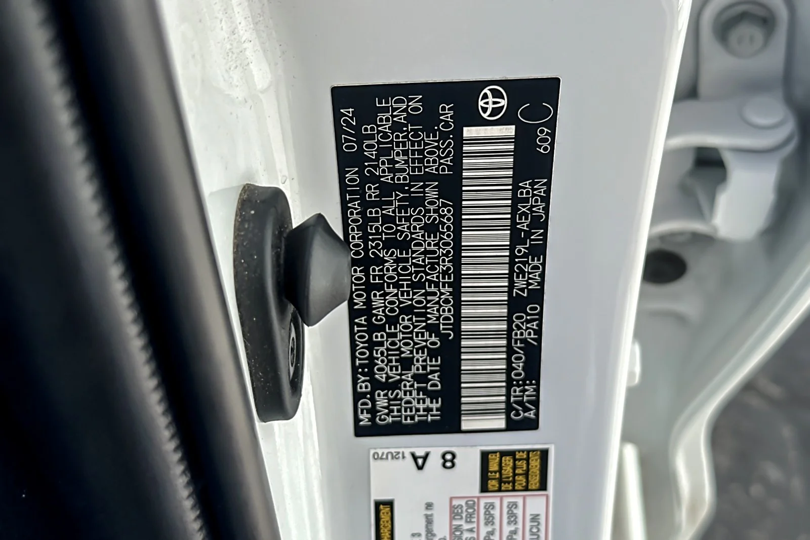 Certified Used 2024 Ice Cap Toyota Hybrid LE image 26