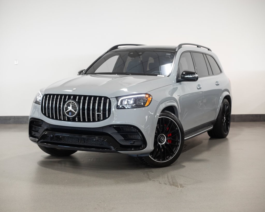 Certified Used 2025 White Mercedes-Benz GLS 63 AMG® image 1