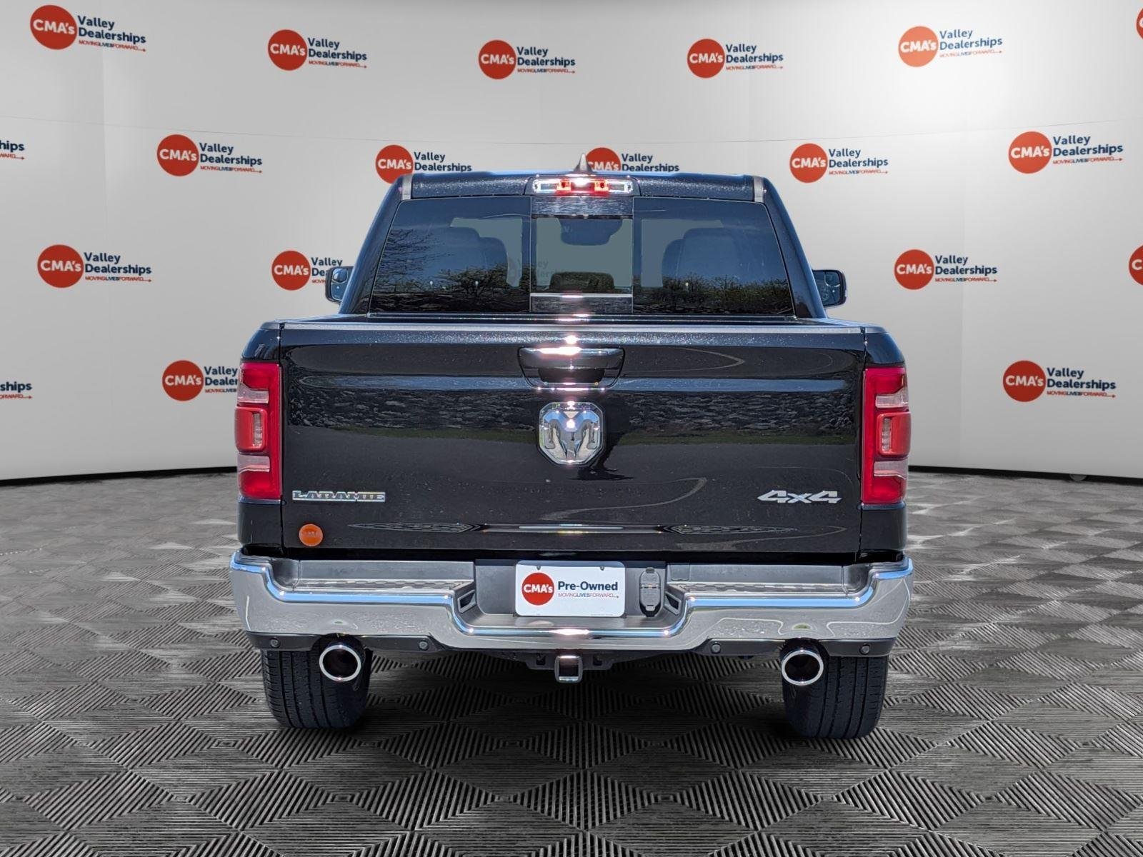 Certified Used 2023 Diamond Black Crystal Pearlcoat Ram Laramie image 6
