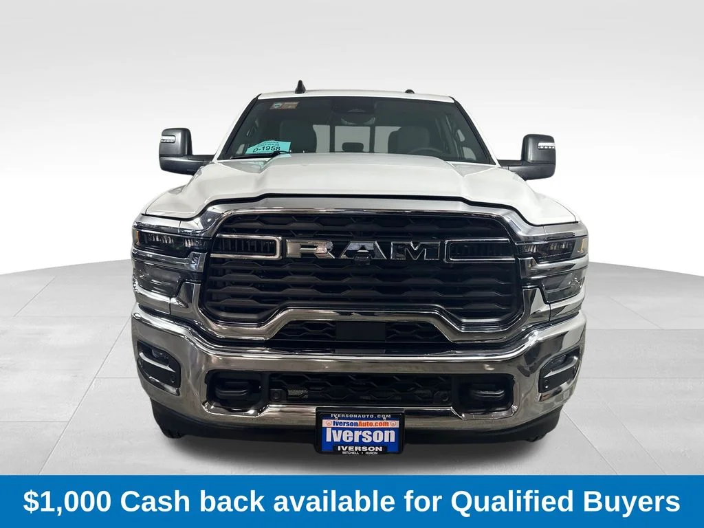 New 2026 Bright White Clear-Coat Exterior Paint RAM Big Horn image 3