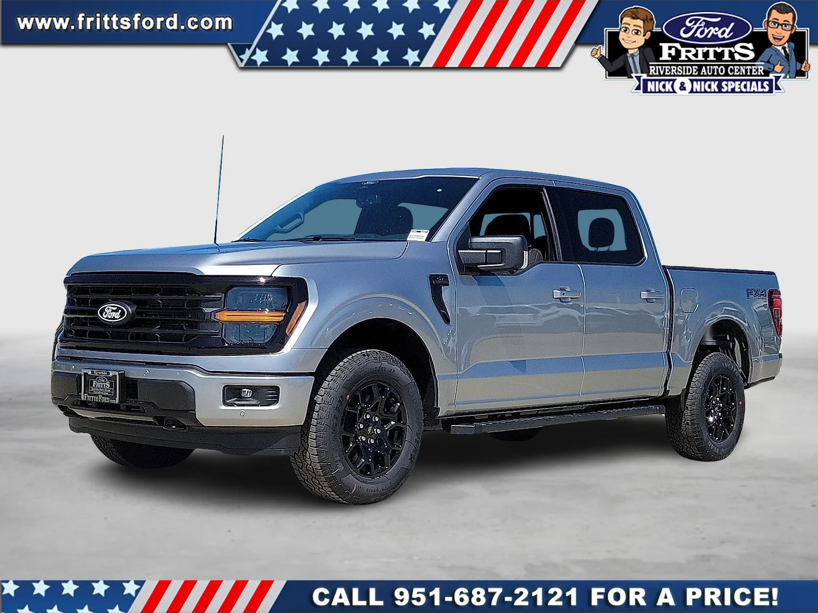 New 2026 Iconic Silver Metallic Ford XLT image 1