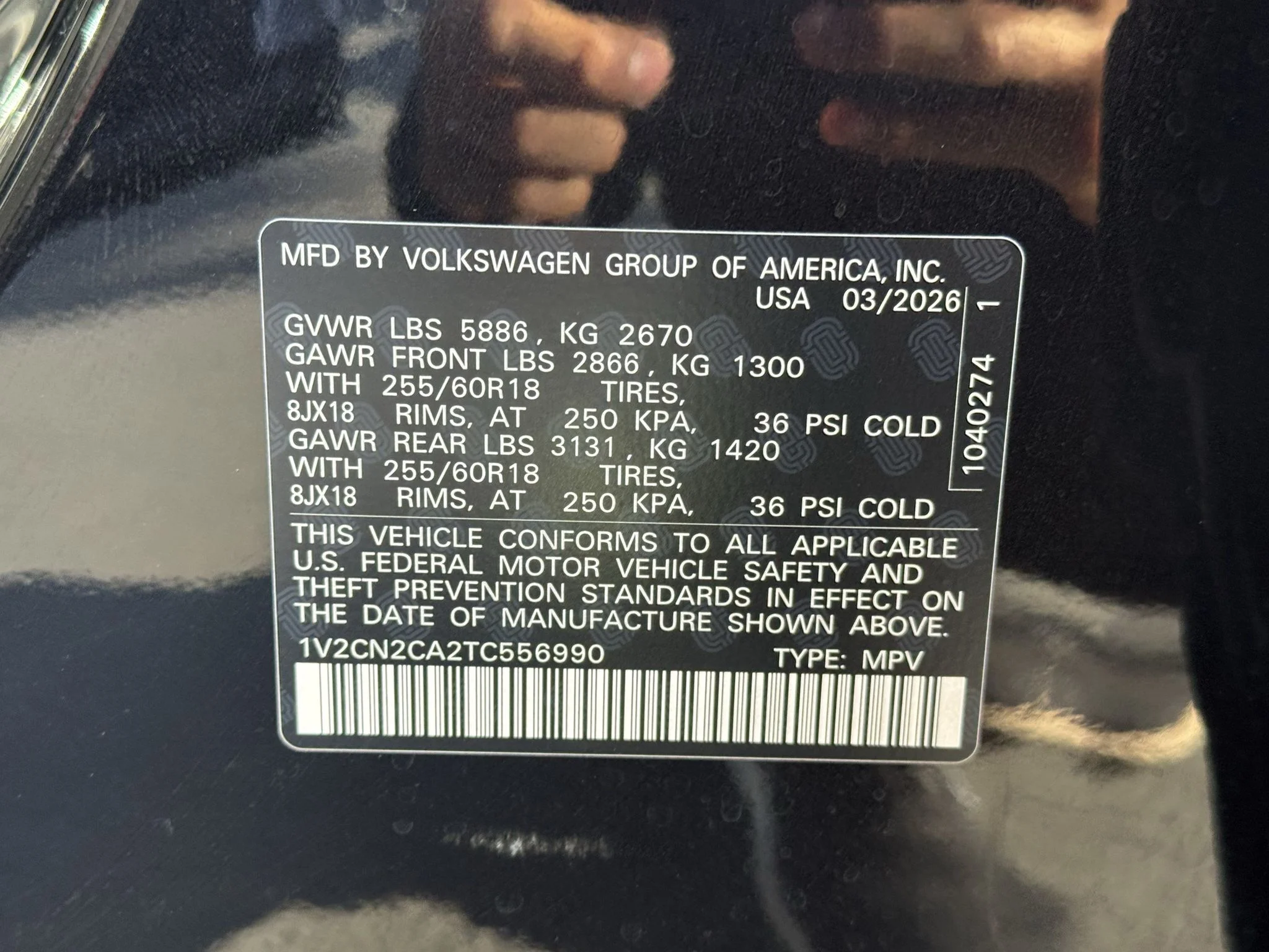 New 2026 Deep Black Pearl Volkswagen 2.0T Peak Edition image 39