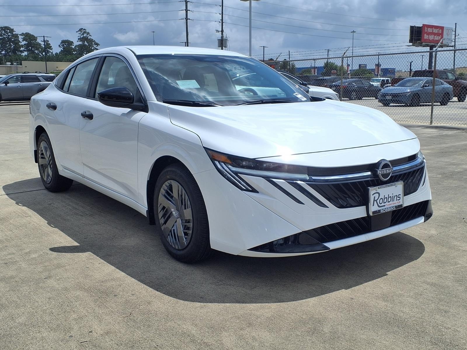 2026 Nissan Sentra S White at Robbins Nissan