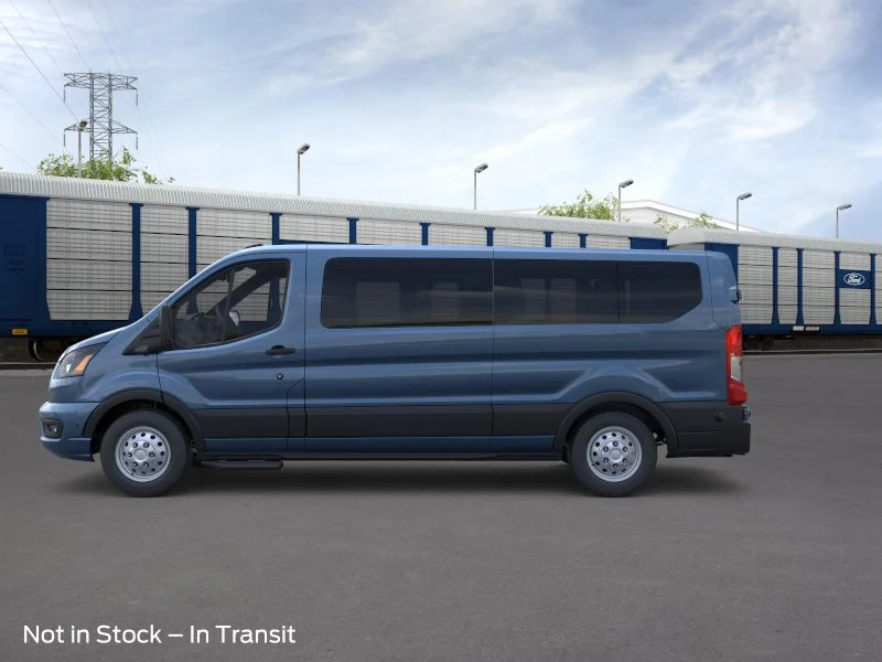 New 2026 Blue Metallic Ford Passenger Van XL image 3