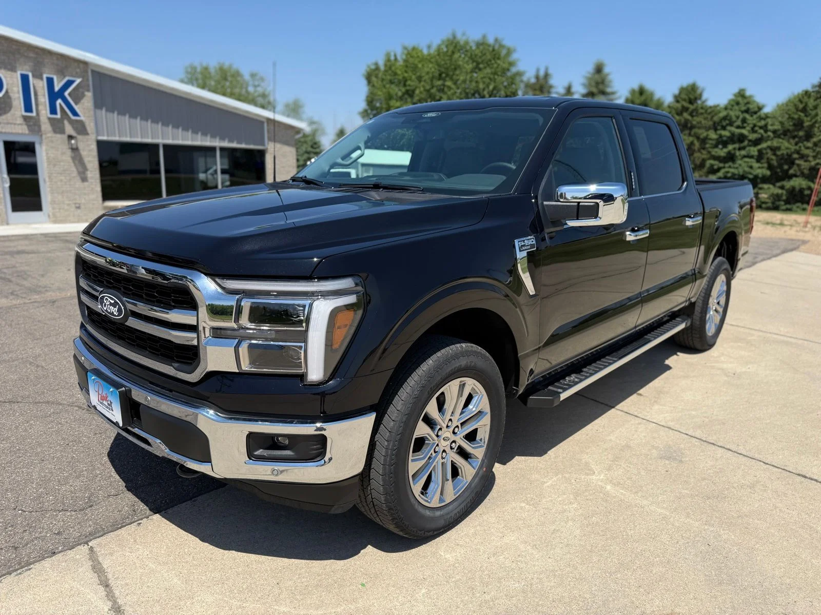 New 2026 Agate Black Metallic Ford Lariat® image 2