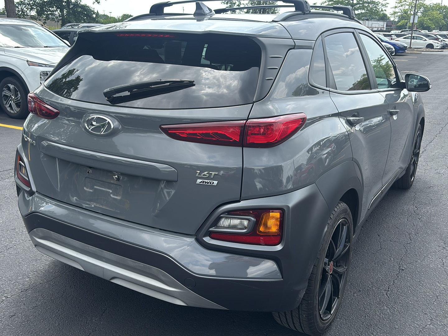 Used 2021 Galactic Gray Hyundai NIGHT image 6