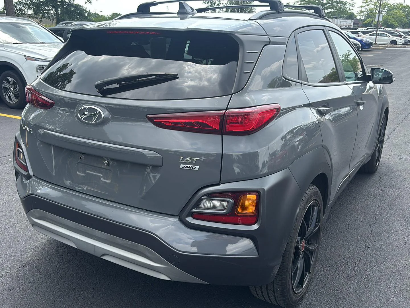 Used 2021 Galactic Gray Hyundai NIGHT image 6
