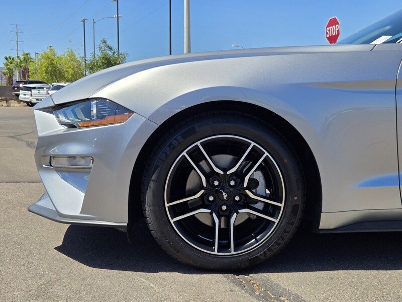 Used 2022 Silver Metallic FORD ECOBOOST PREMIUM CONVERTIBLE image 9