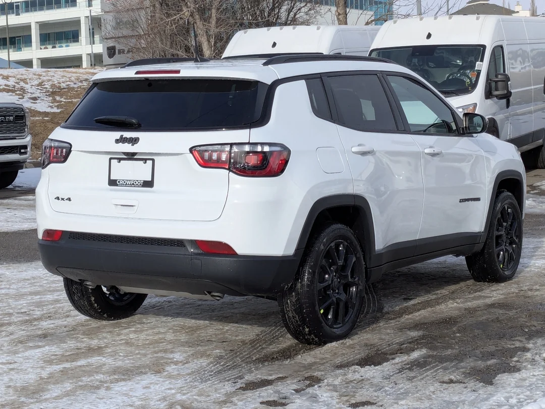 New 2026 White Jeep North - - 4x4 - Altitude Special Edition 18 inch Blacked Out Wheels & More! image 8