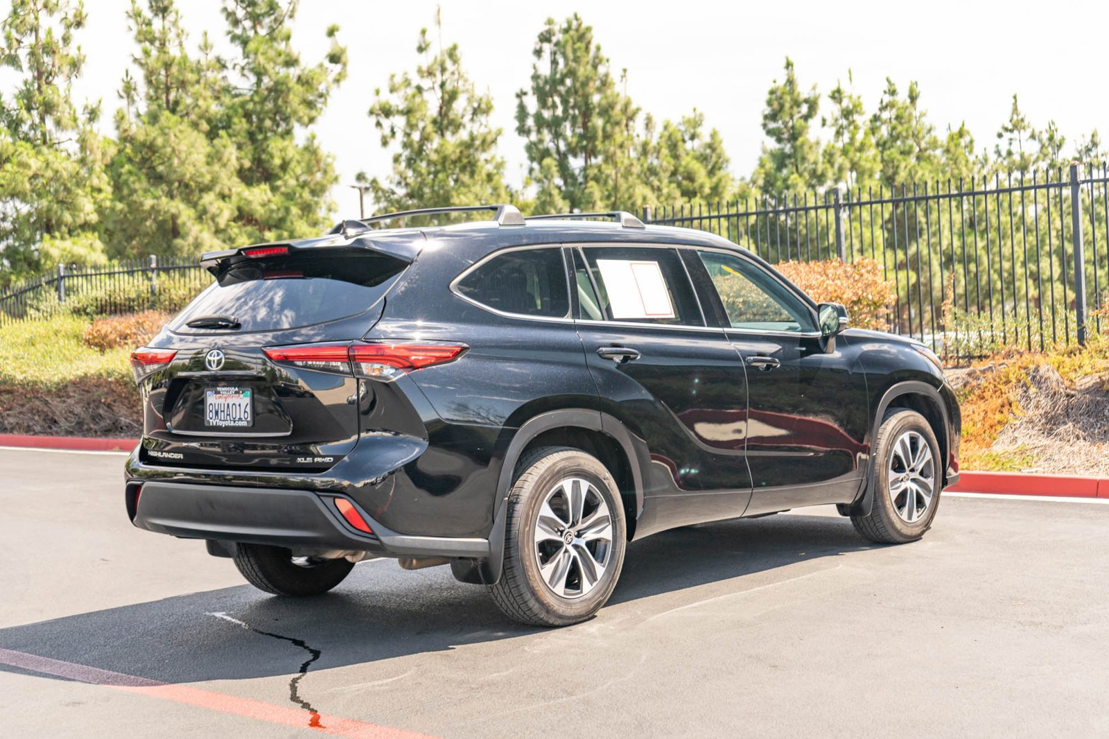 Certified Used 2021 Midnight Black Metallic Toyota XLE image 9