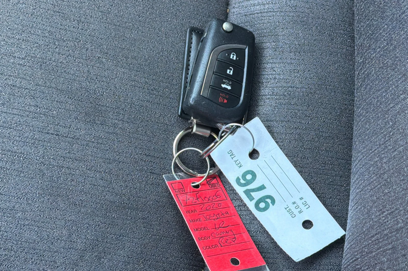 Used 2020 Red Toyota LE image 11