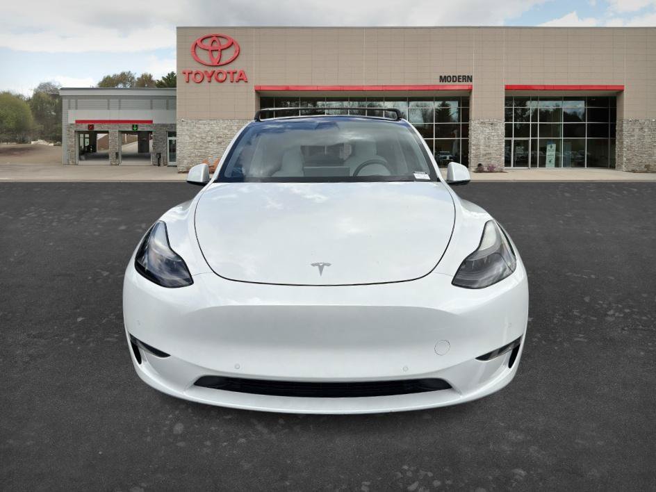 Used 2021 Tesla Model Y Long Range with VIN 5YJYGDEEXMF075872 for sale in Boone, NC