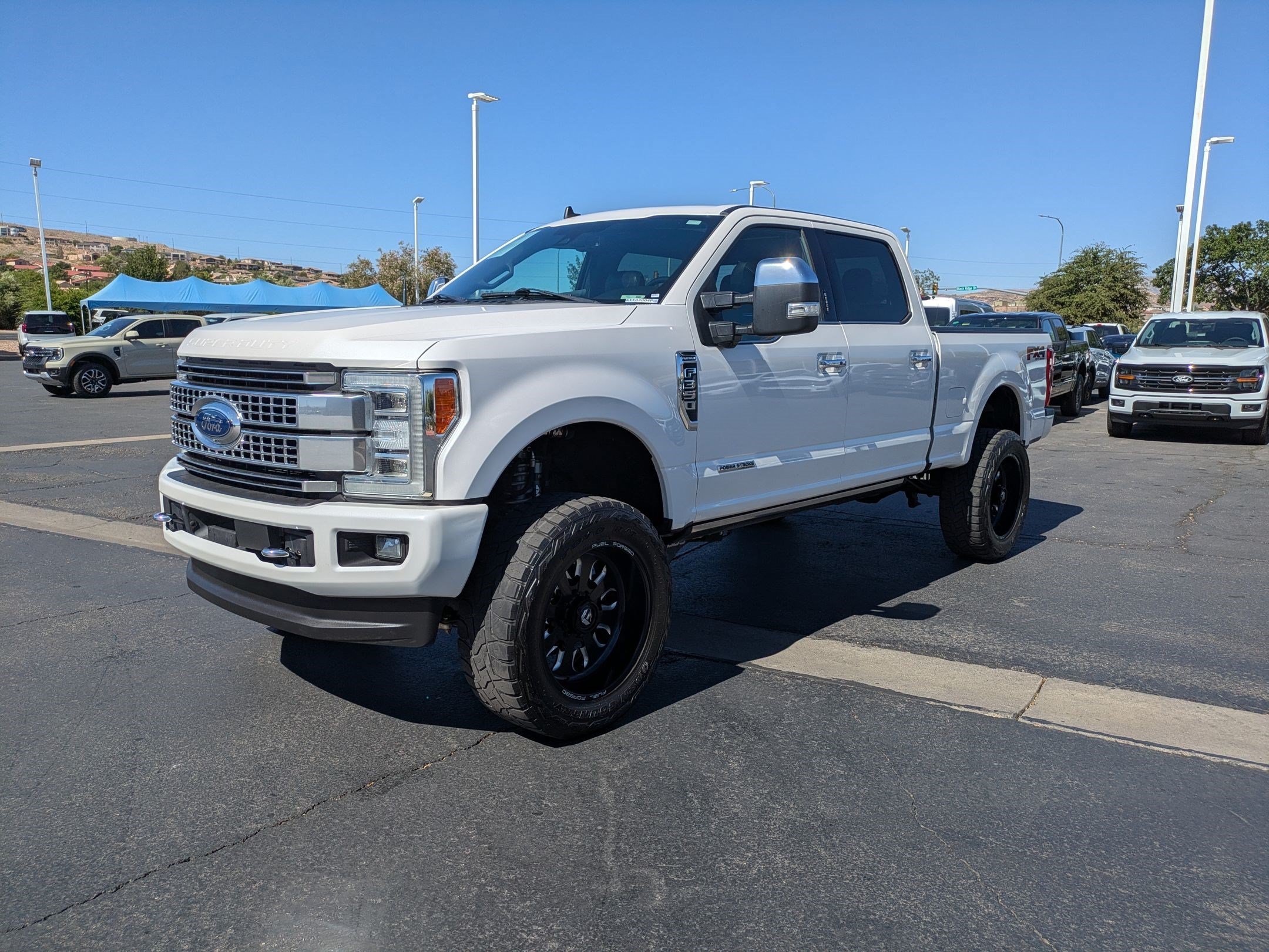 Used 2019 White Platinum Clearcoat Metallic Ford Platinum image 7