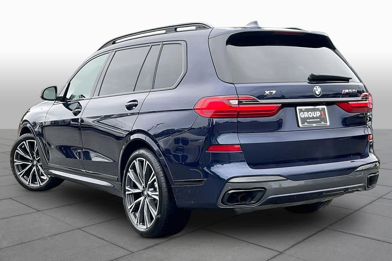 Used 2021 Tanzanite Blue II Metallic BMW M50i image 11