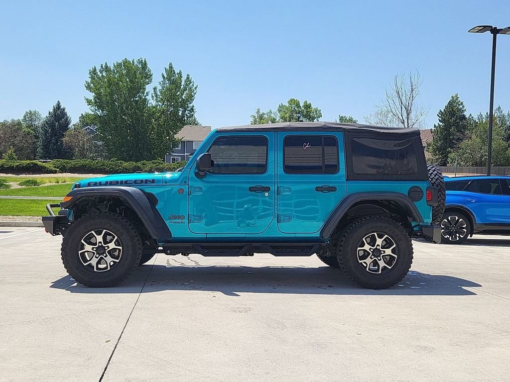 Used 2020 Teal Jeep Rubicon 4x4 image 5