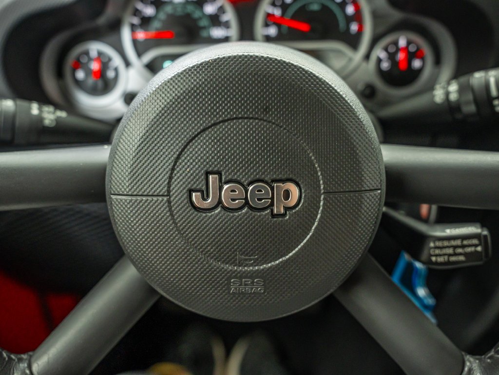 Used 2008 Flame Red Clearcoat Jeep Rubicon image 26