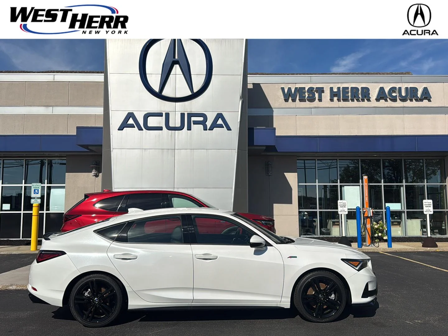 New 2026 Platinum White Pearl Acura w/Tech w/A-SPEC image 1