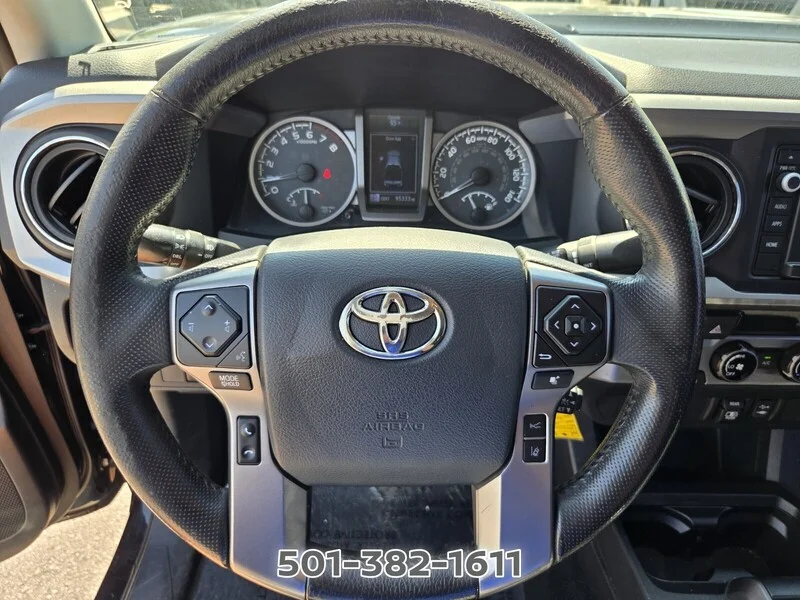 Used 2018 Midnight Black Metallic TOYOTA SR5 DOUBLE CAB 6