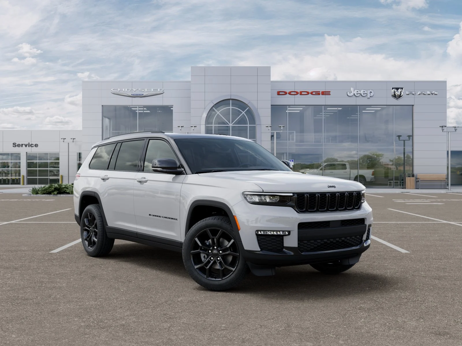 New 2025 Bright White Clear-Coat Exterior Paint Jeep Limited image 91
