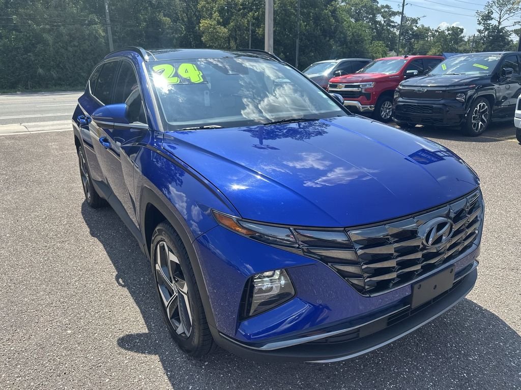 Used 2024 Blue Hyundai Limited image 10