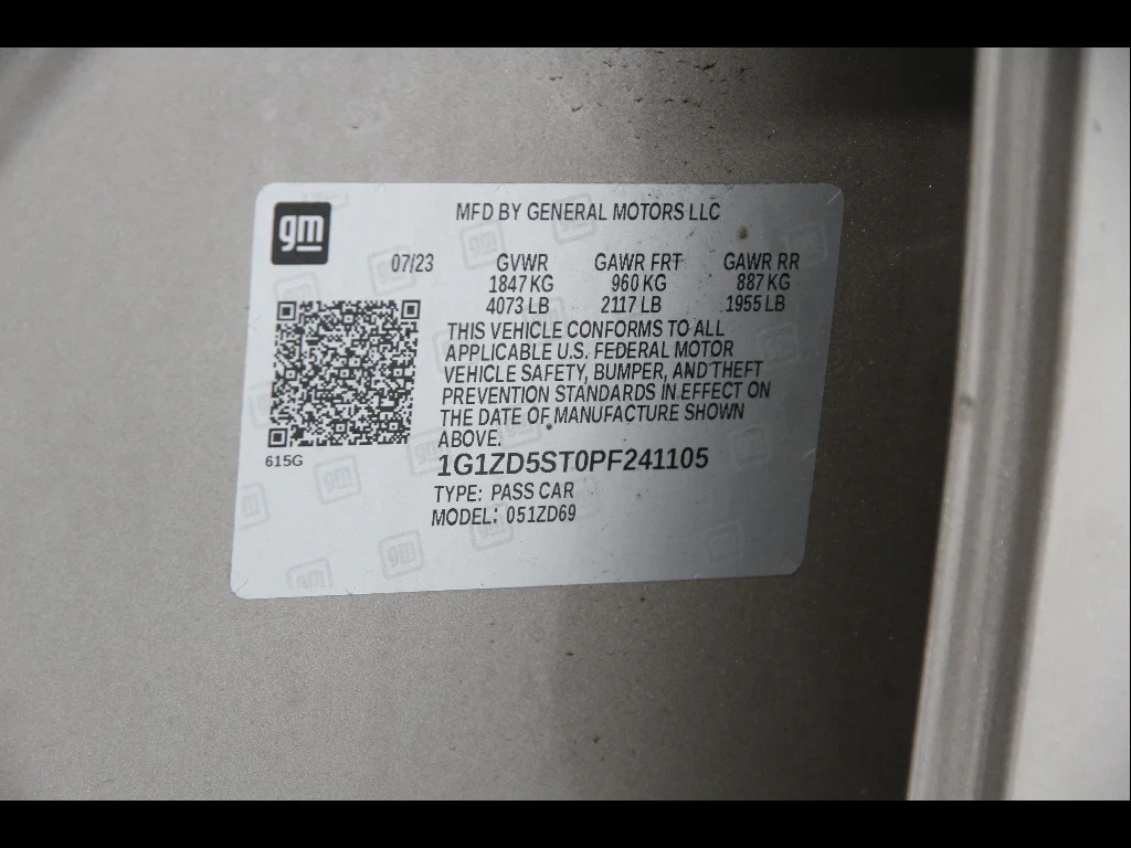 Certified Used 2023 Mineral Gray Metallic Chevrolet LT image 22