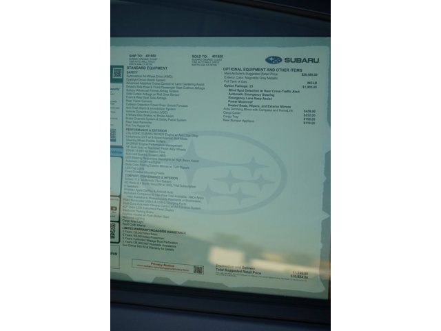 New 2026 MAGNETITE GRAY METALLIC Subaru Sport image 7