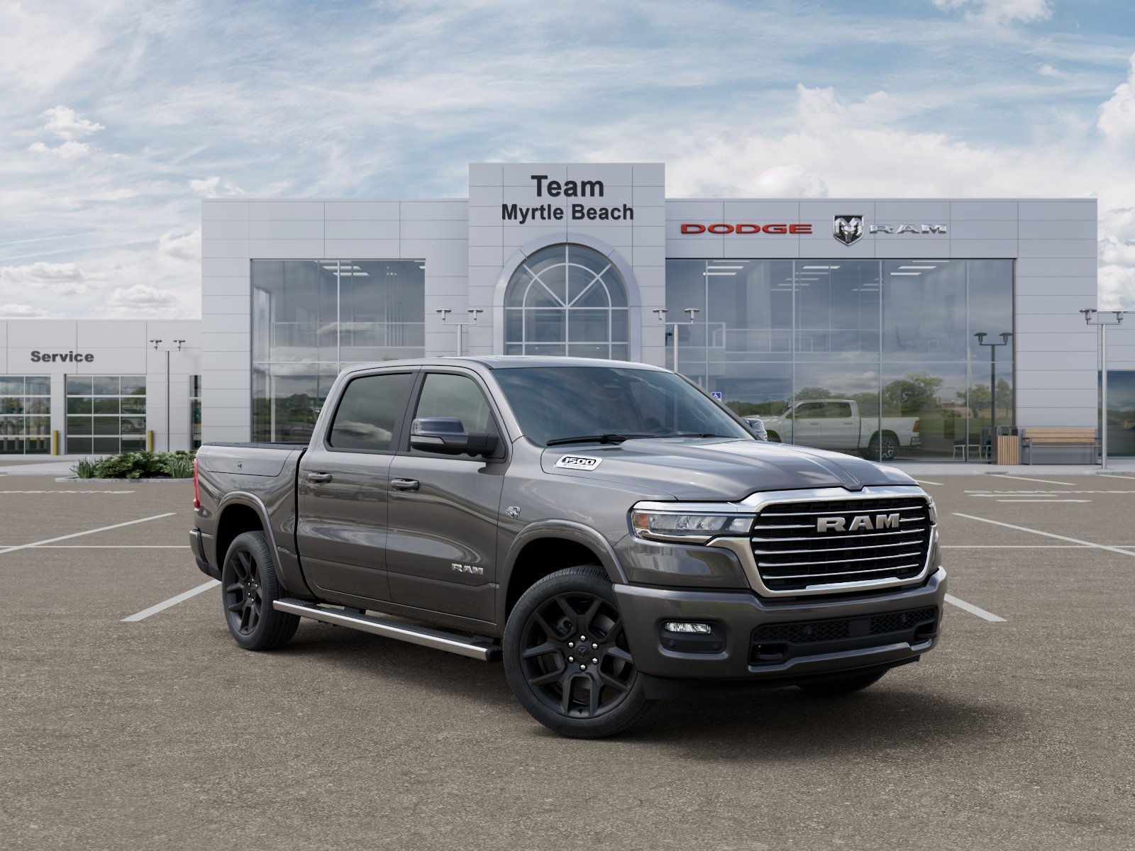 New 2027 Granite Crystal Metallic Clear-Coat Exterior Paint RAM Laramie image 27