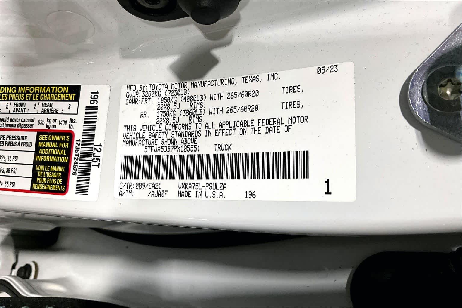 Used 2023 Wind Chill Pearl Toyota Limited image 37