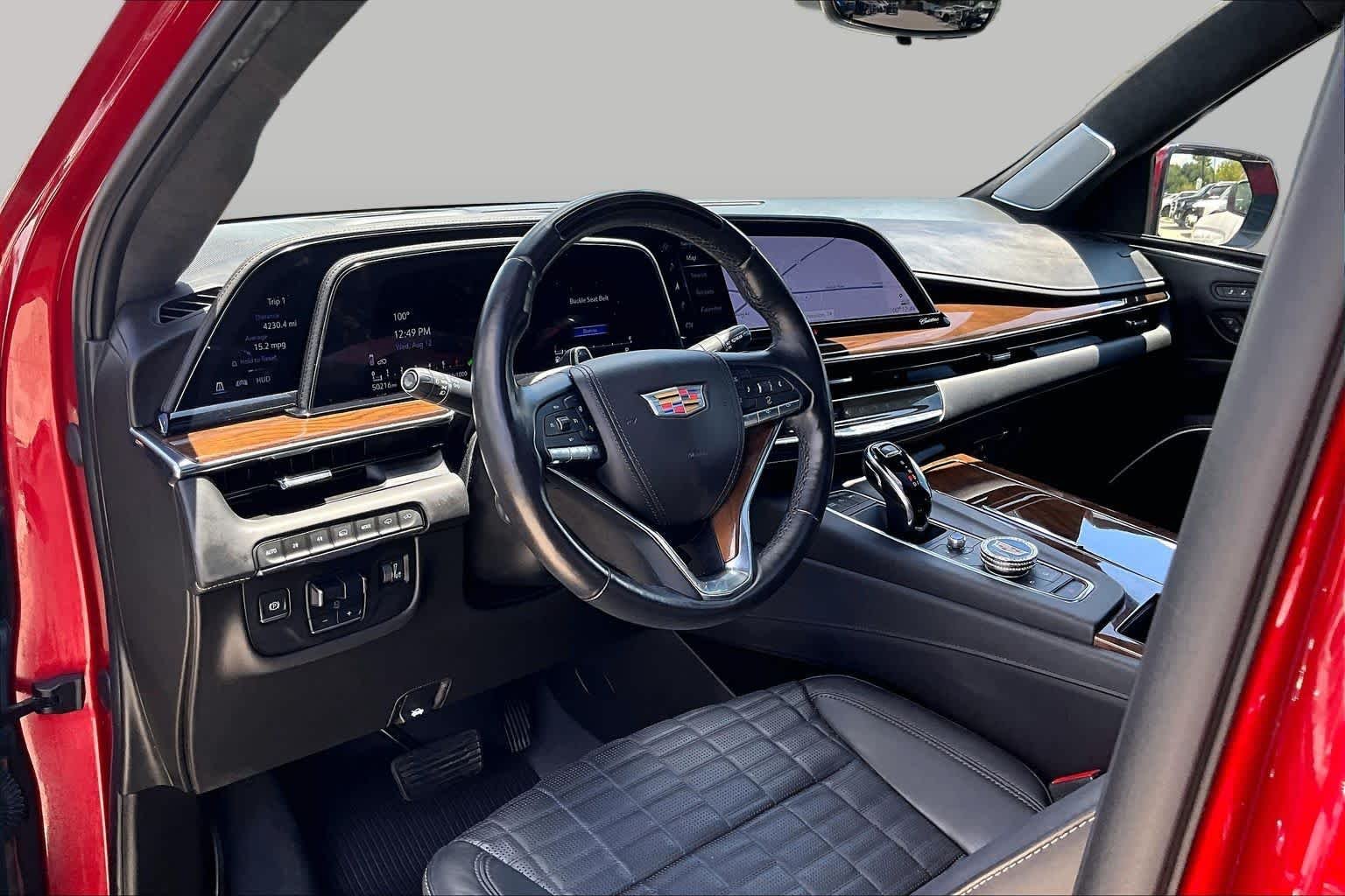 Used 2023 Radiant Red Tintcoat Cadillac 4WD Sport Platinum image 16