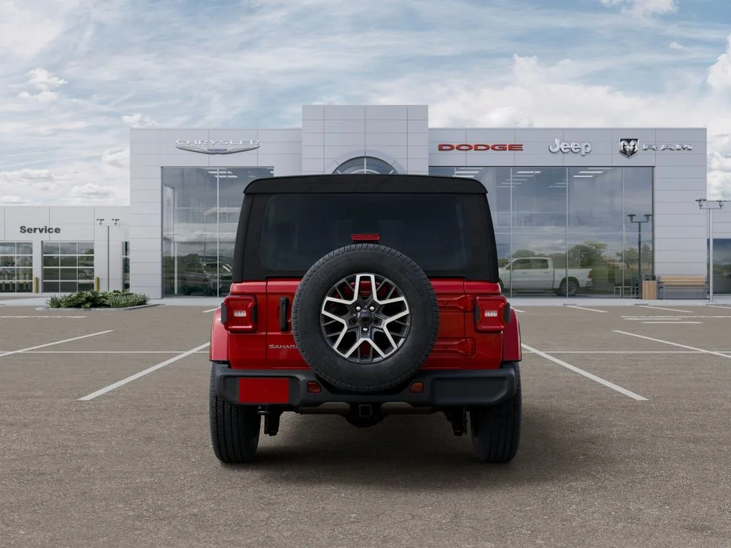 New 2026 Firecracker Red Clear-Coat Exterior Paint Jeep Sahara image 8