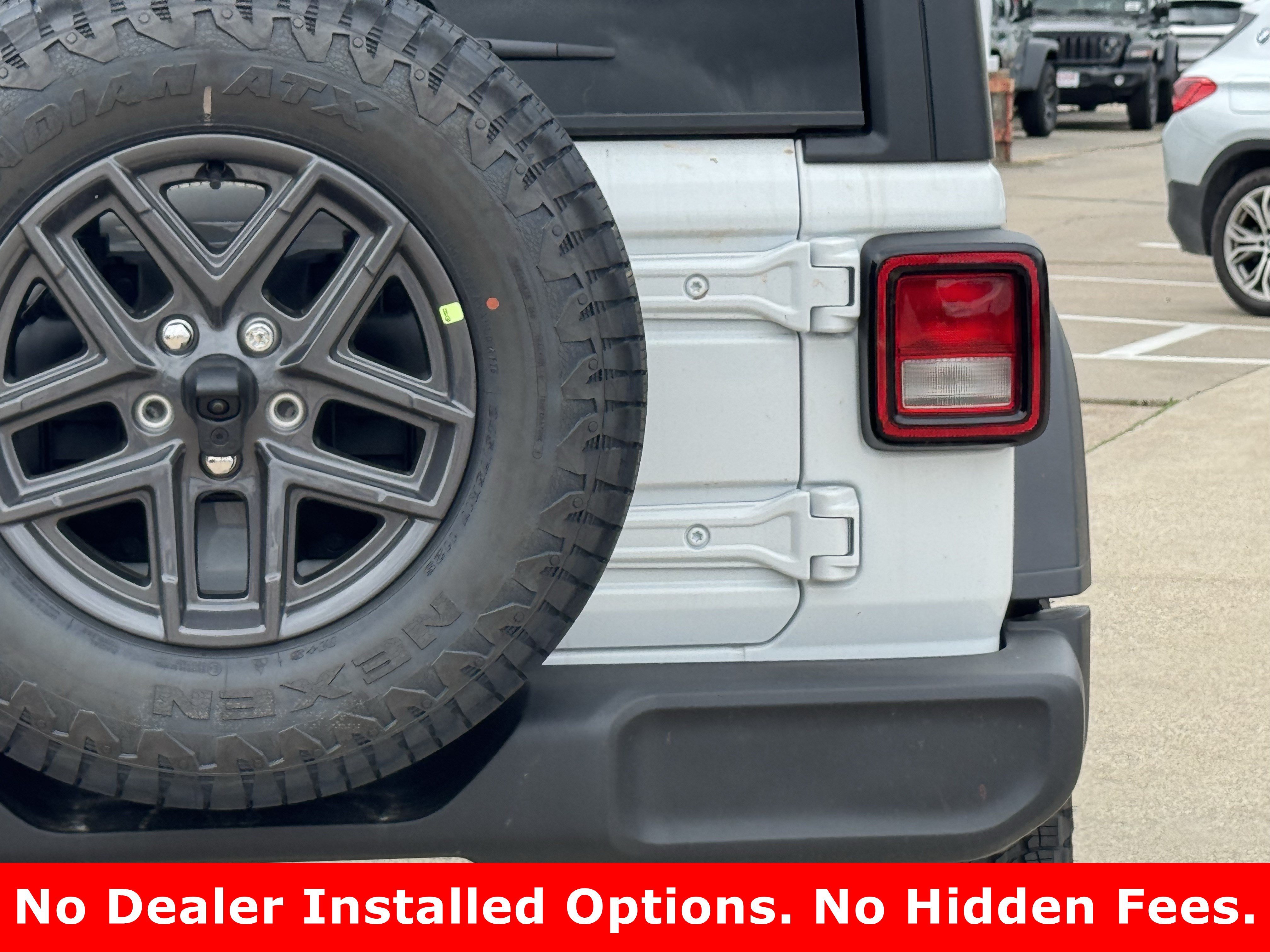 New 2026 Bright White Clear-Coat Exterior Paint Jeep Sport S image 9