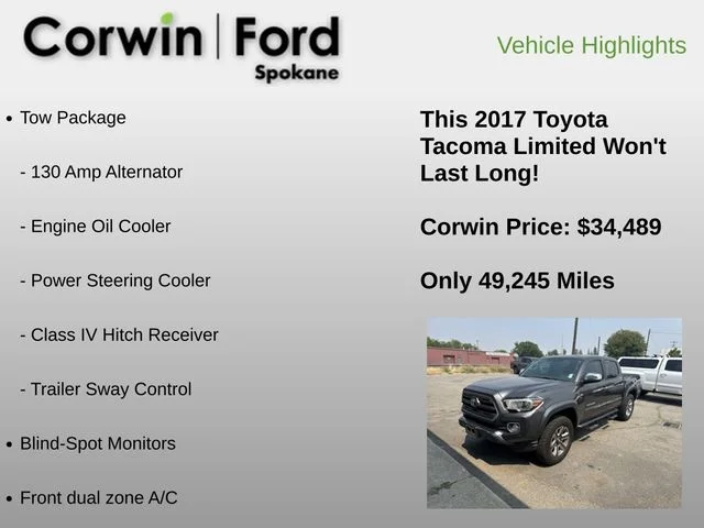 Used 2017 Gray Toyota Limited image 6
