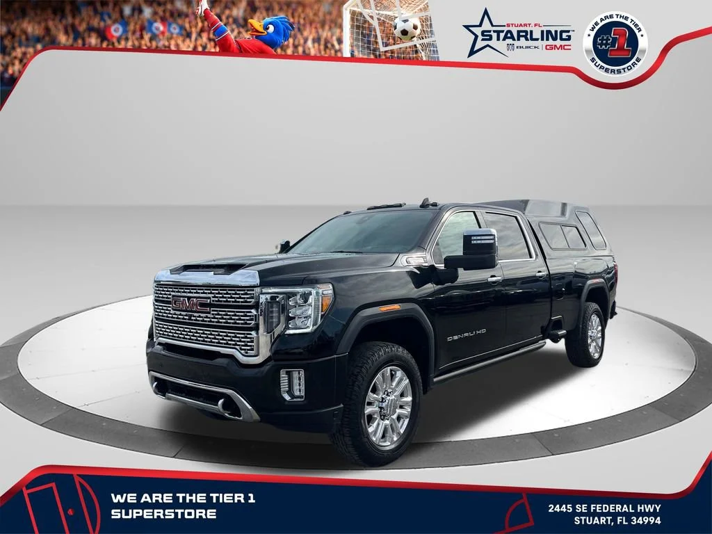 Used 2021 ONYX BLACK GMC Denali image 1