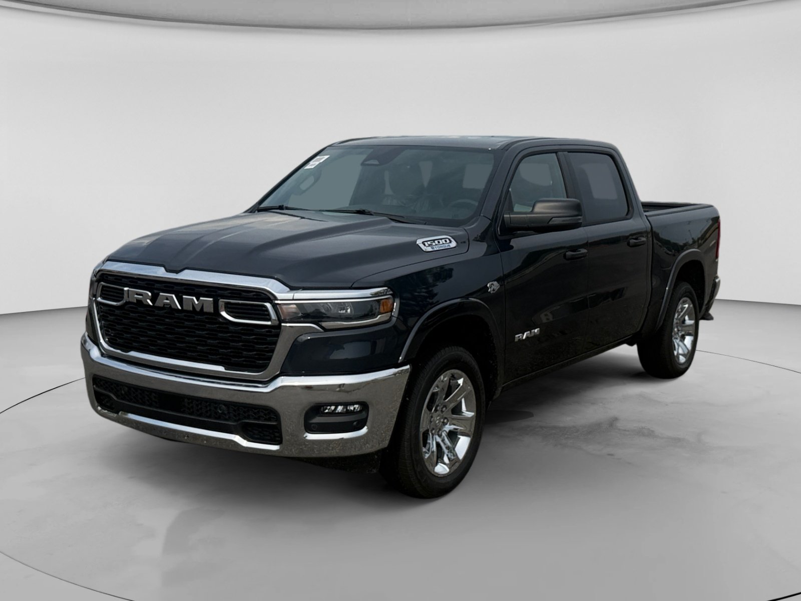 New 2026 Forged Blue Metallic Exterior Paint RAM Big Horn 4x4 Crew Cab 5