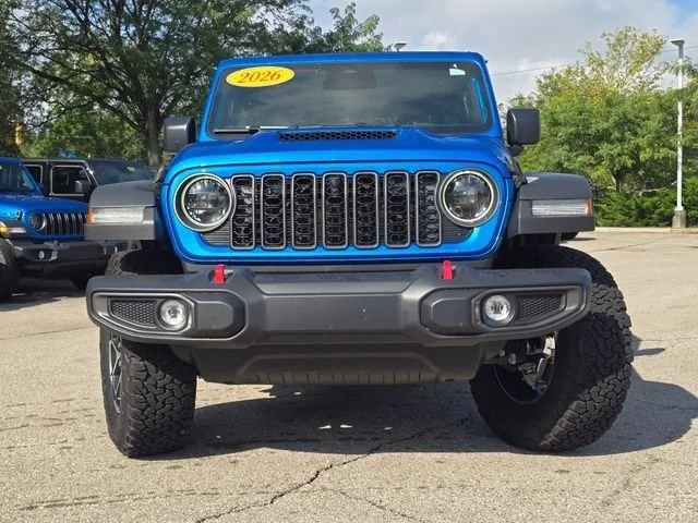 New 2026 Hydro Blue Pearl Coat Jeep Rubicon image 3