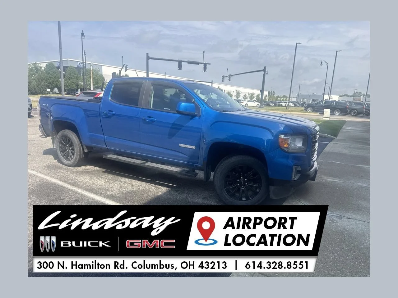 Used 2022 Blue GMC 4WD Elevation image 1