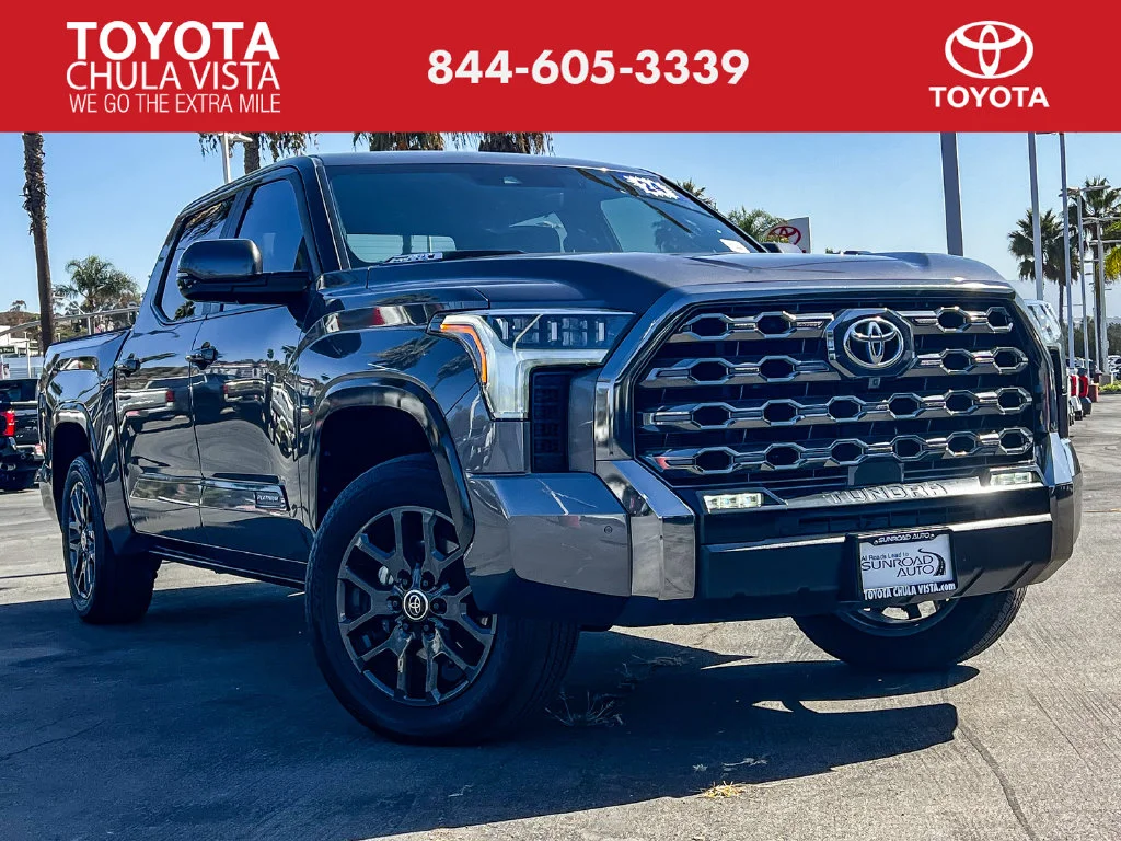 Certified Used 2024 Gray Toyota Platinum image 1