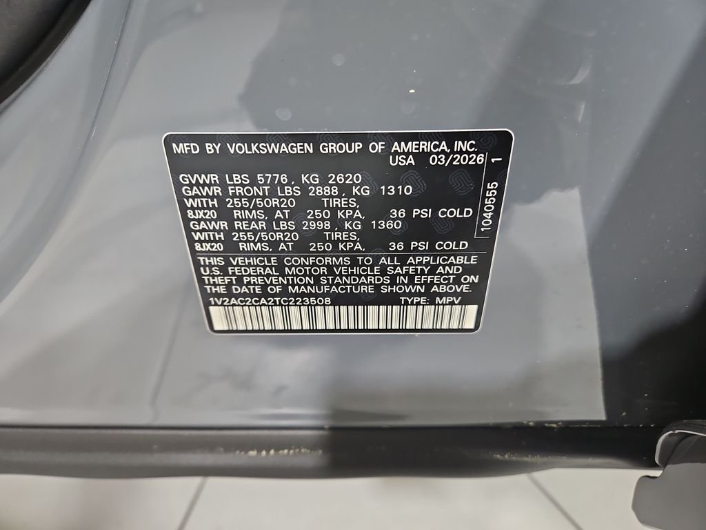 New 2026 Gray Volkswagen 2.0T SEL R-Line Black image 30