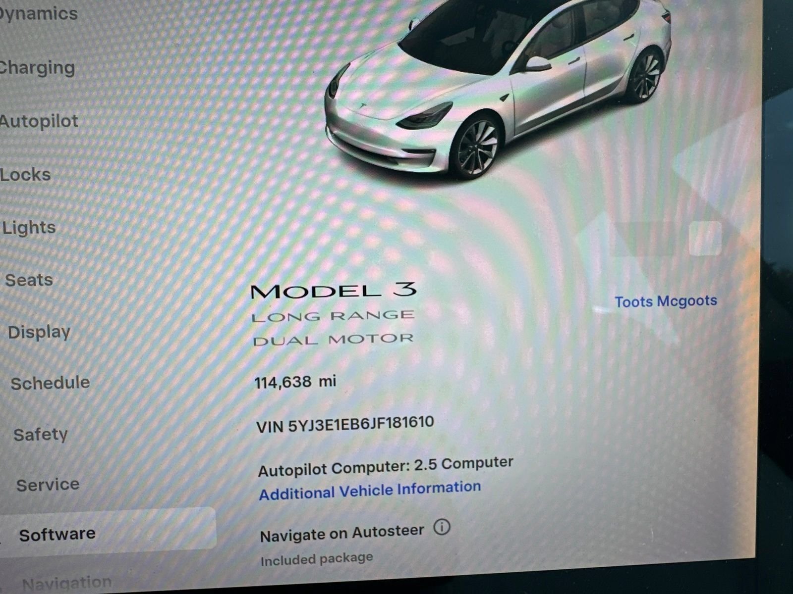 Used 2018 Pearl White Multi Tesla Long Range image 5