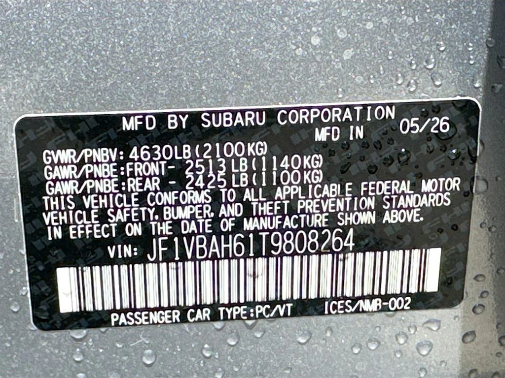 New 2026 Silver Subaru Premium image 38