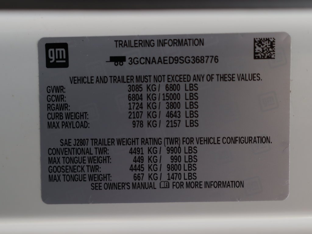 Used 2025 Summit White Chevrolet WT image 30