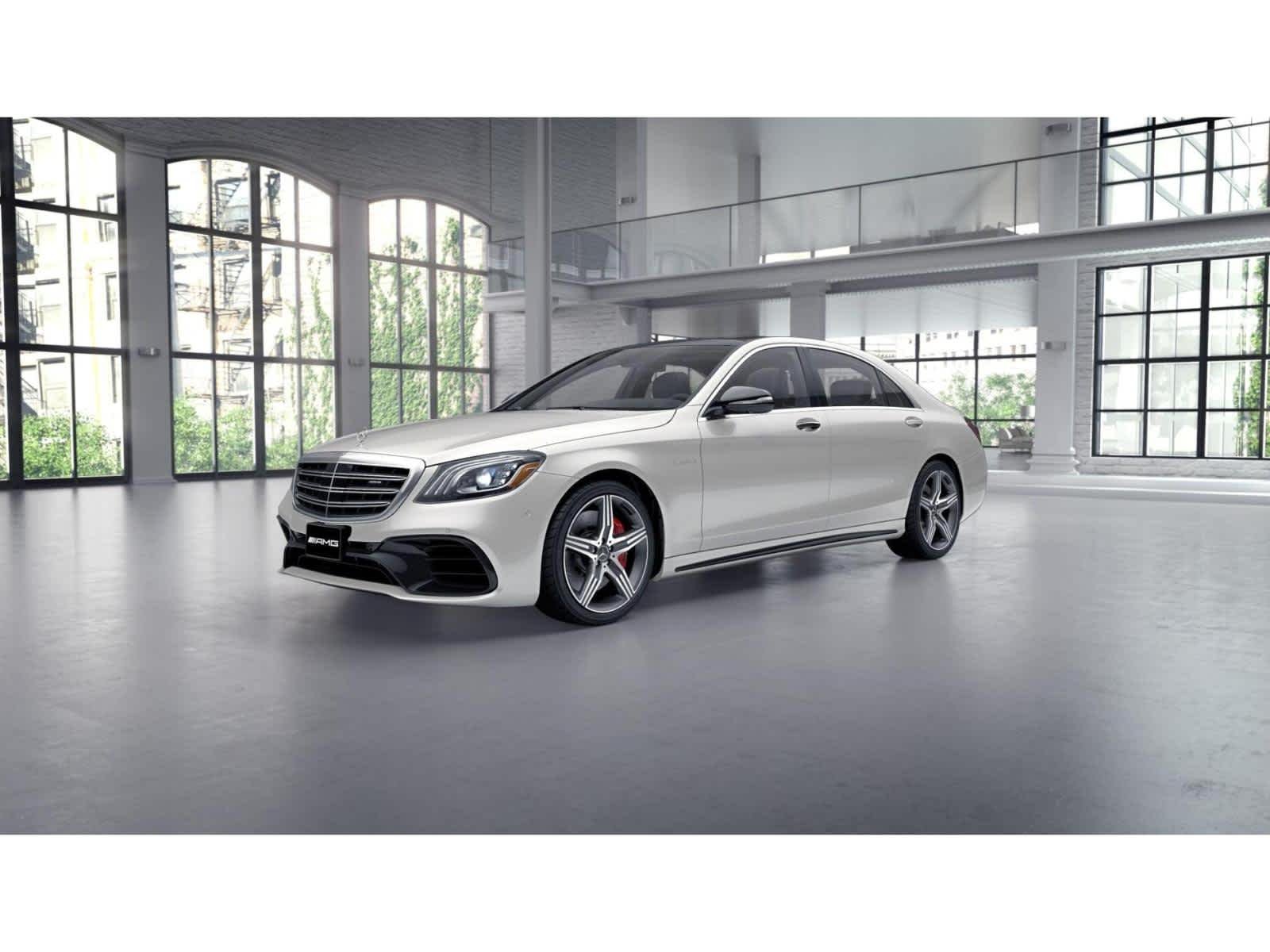 Used 2019 designo Diamond White Mercedes-Benz AMG® S 63 image 39