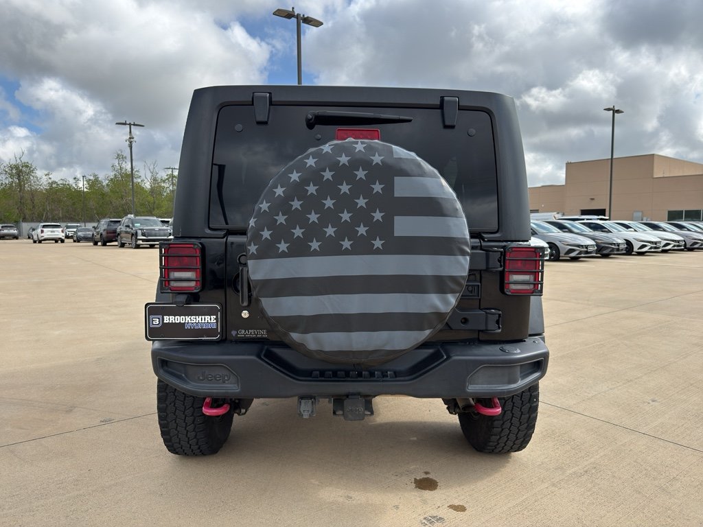 Used 2015 Black Clearcoat Jeep Rubicon Hard Rock image 6