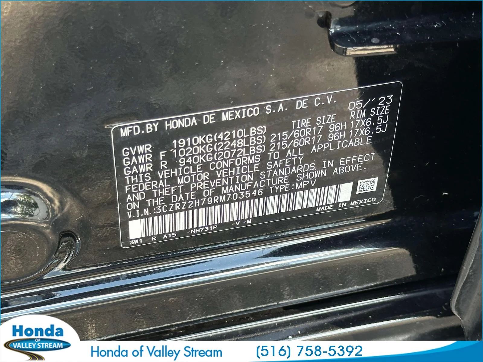 Certified Used 2024 Crystal Black Pearl Honda EX-L image 14
