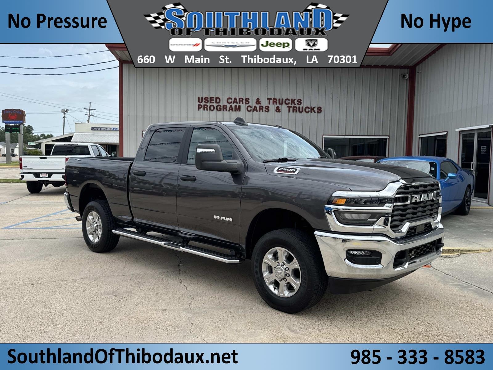 Used 2026 Granite Crystal Metallic Clearcoat Ram Big Horn image 1