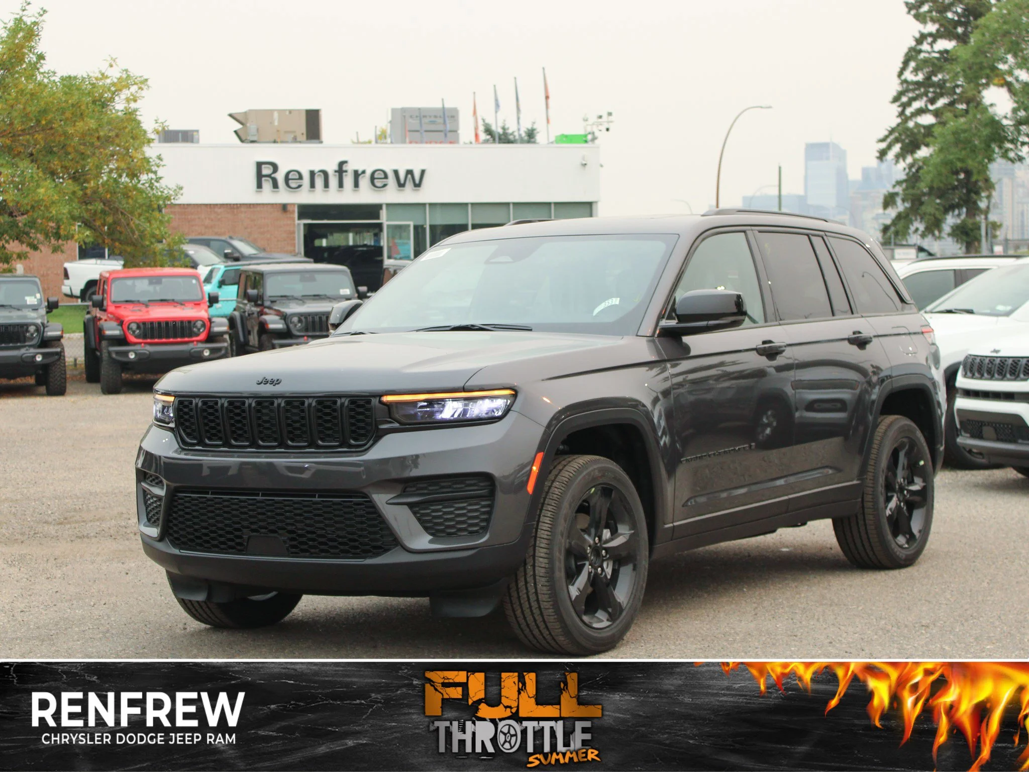 New 2025 Grey Jeep Altitude* 4x4, Sunroof, Trailer Tow Pkg, Heated Leather image 1