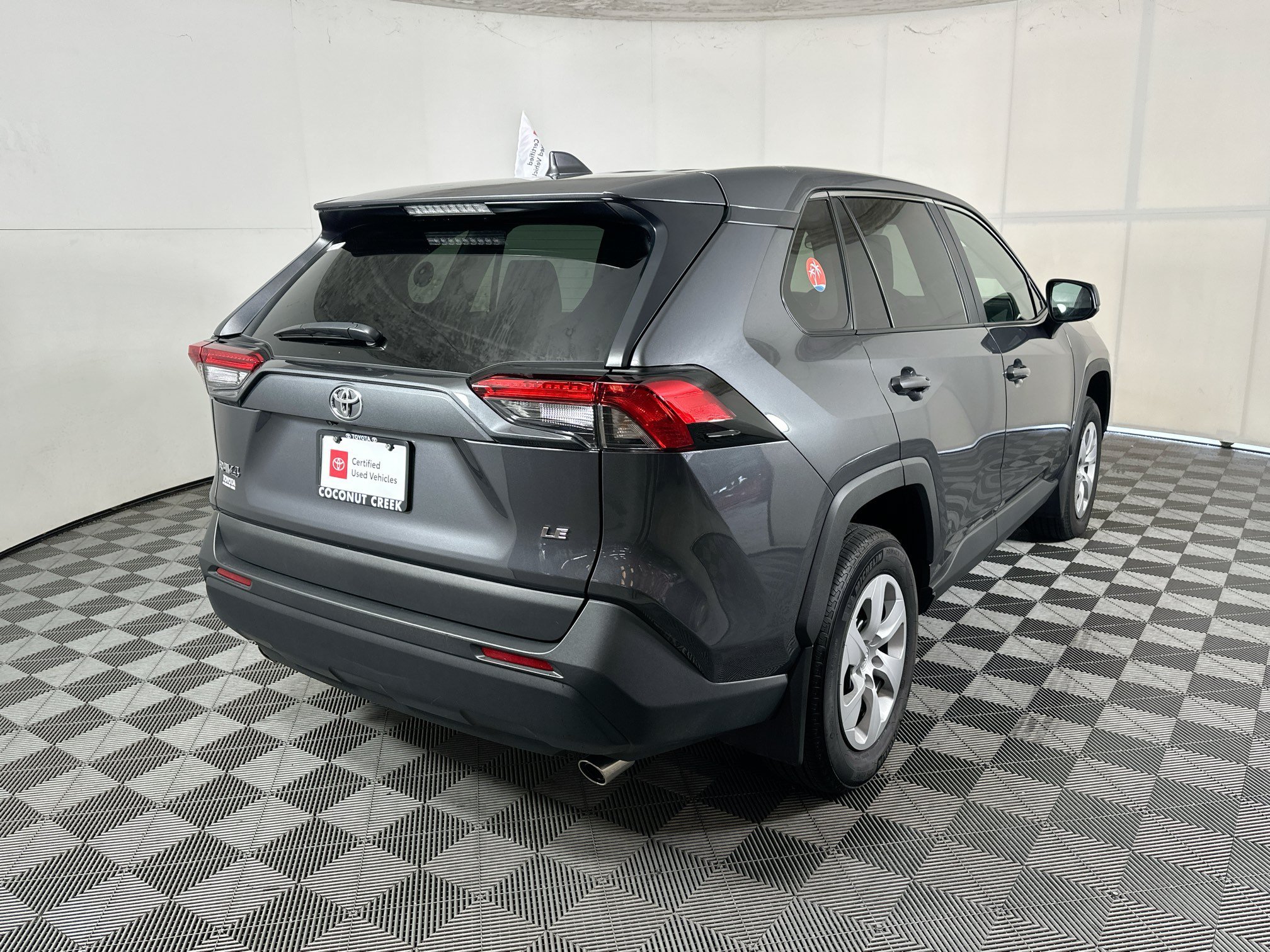 Certified Used 2025 Magnetic Gray Metallic Toyota LE image 3