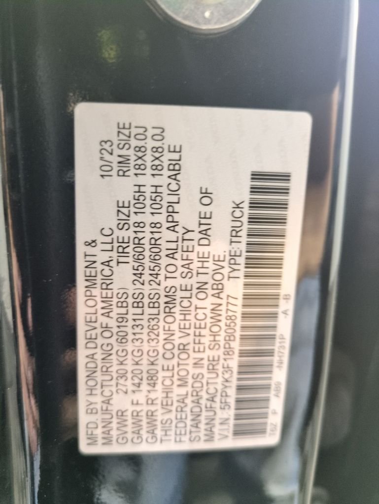 2023 Honda Ridgeline Sport - Photo 28